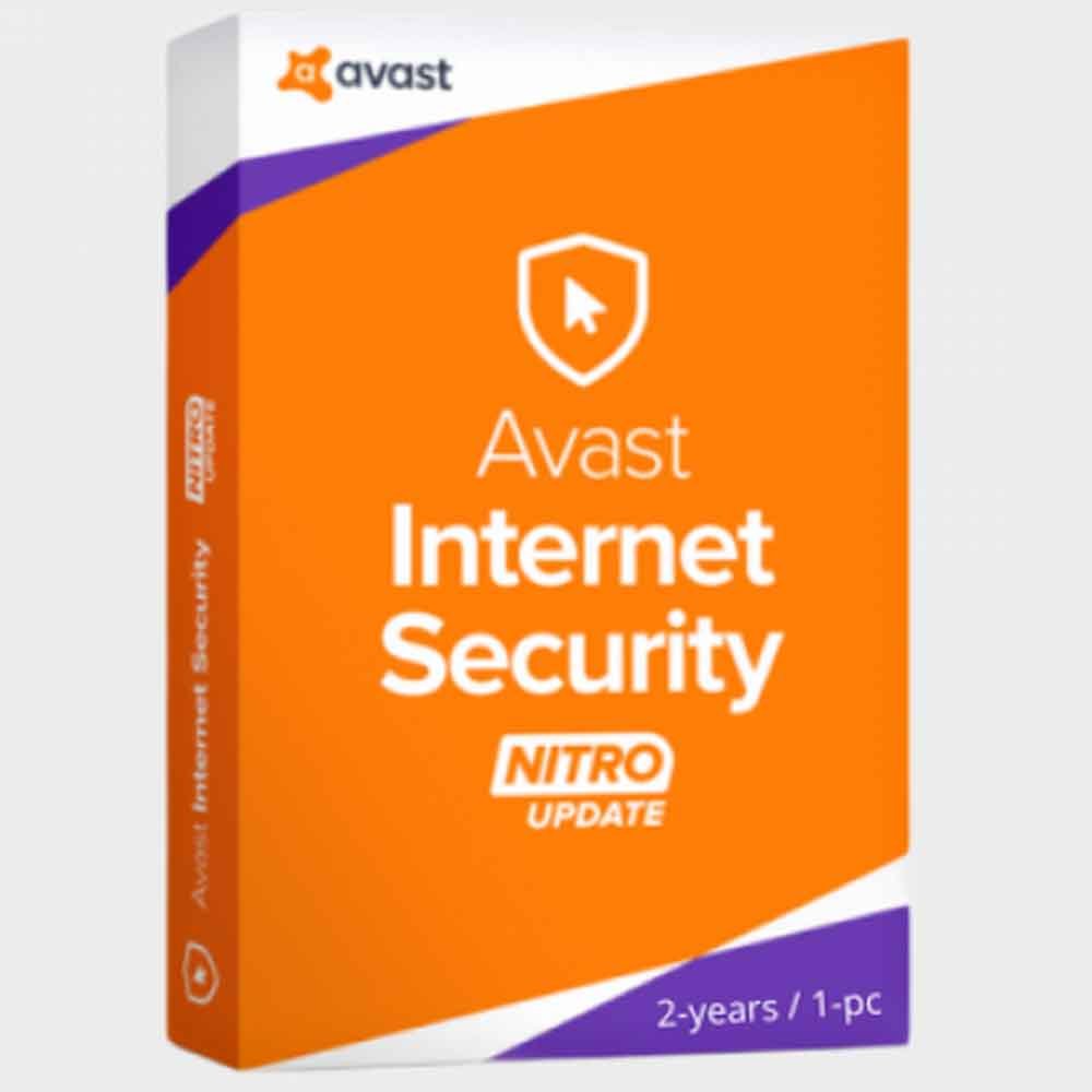 Avast Internet Security 2-years / 1-pc – Global product image