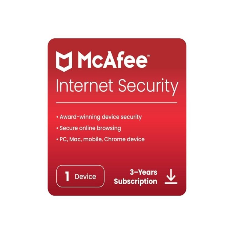 McAfee Internet Security, 3 Device, 2026 product image