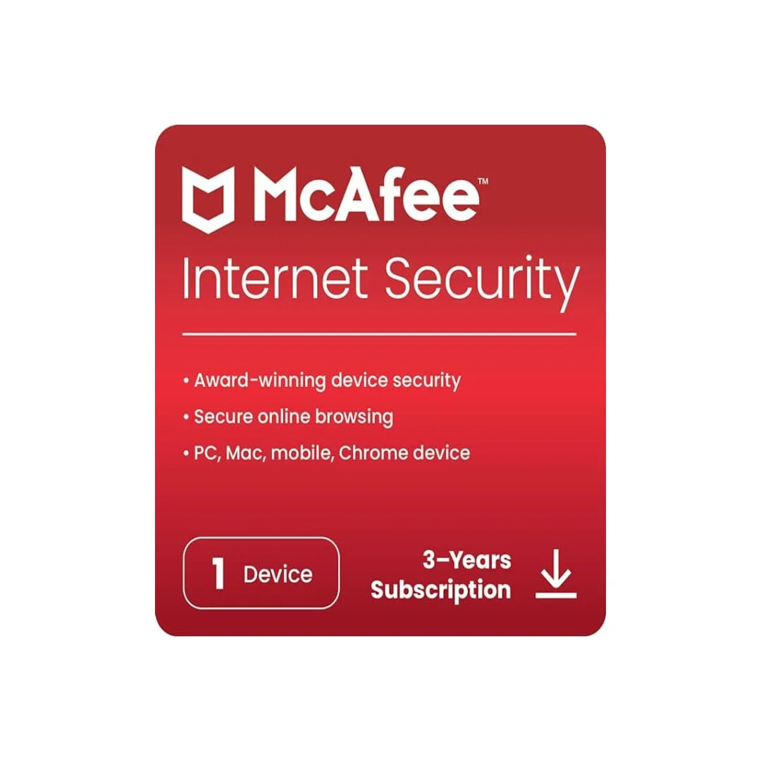 McAfee Internet Security, 5 Device, 2026 product image